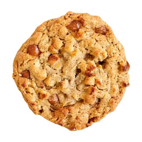 Apple Caramel Crisp Monster Cookie
