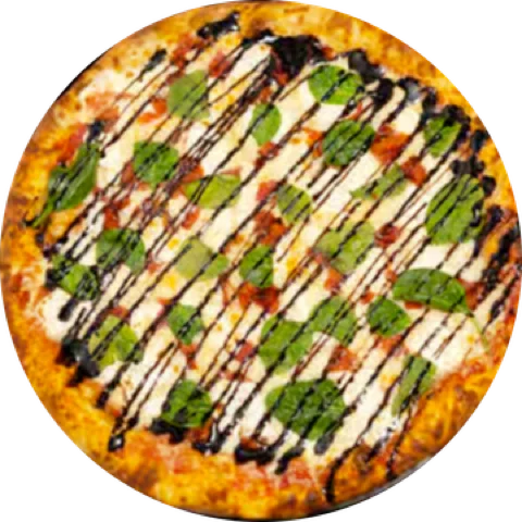 Balsamic S.T.R.I.P.E.S. pizza