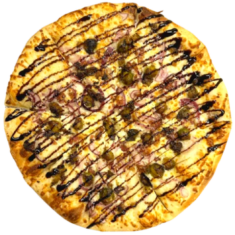 Sprout-Man pizza