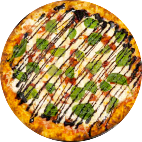 Balsamic S.T.R.I.P.E.S. pizza