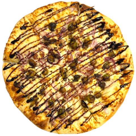 Sprout-Man pizza